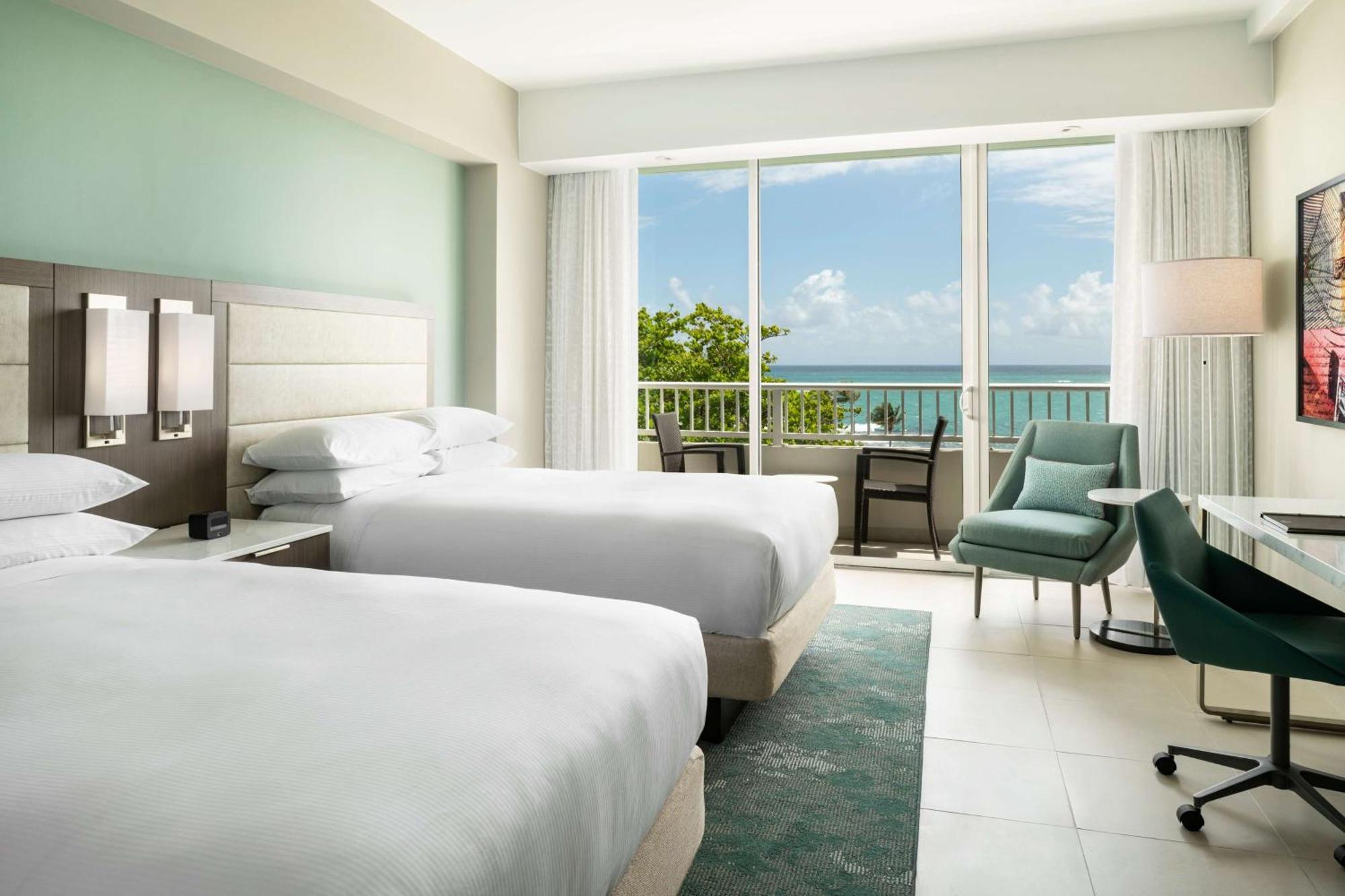 Premium Family Room One King Bed Two Double Beds Garden View