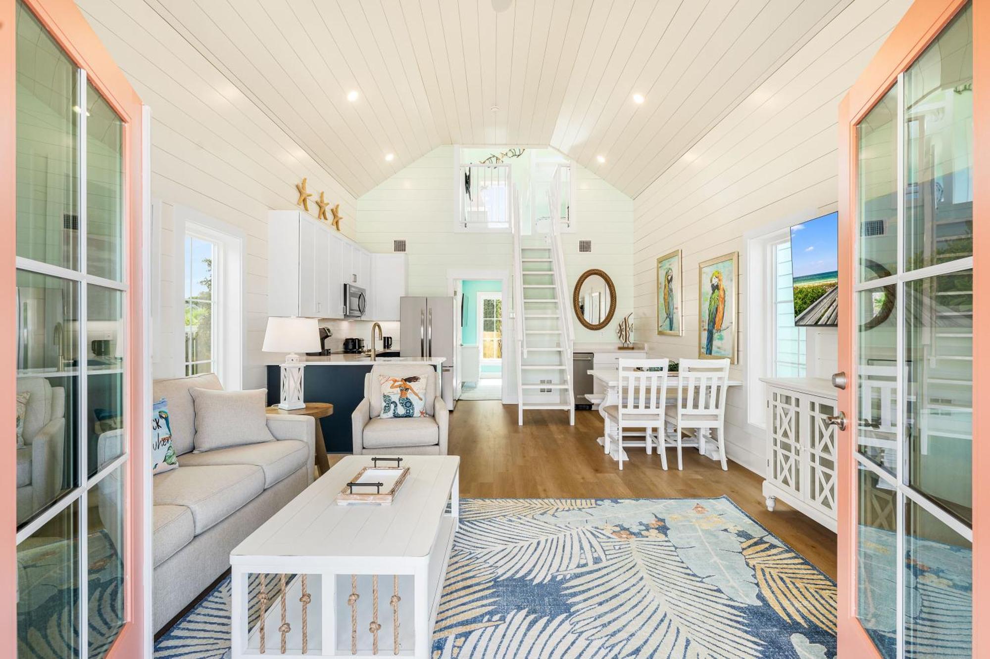 Surf Bungalow with Loft and Private Porch
