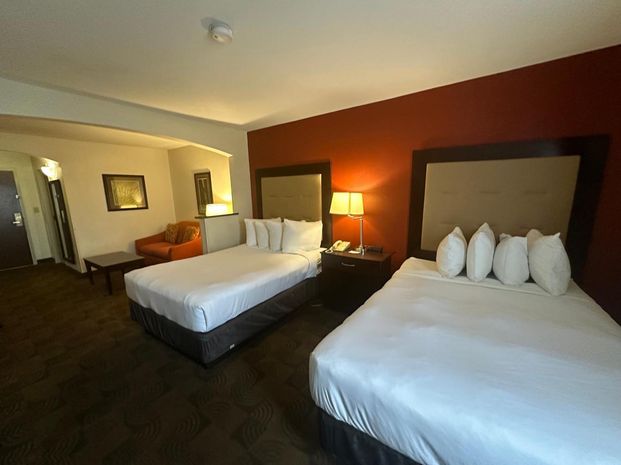 Room with Two Double Beds and Sofa Bed - Non-Smoking