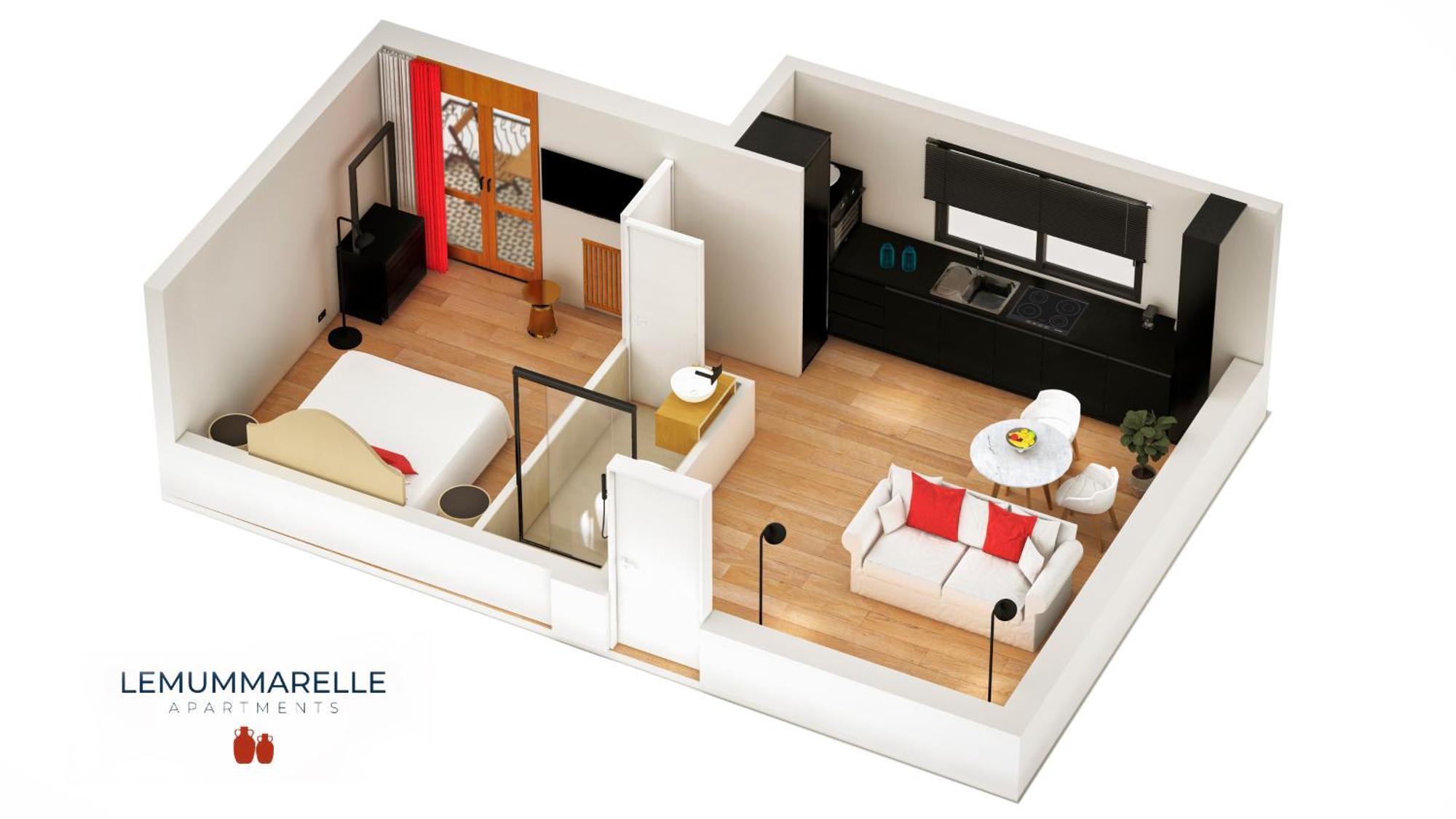 Apartament balcony – Via Santa Lucia 36