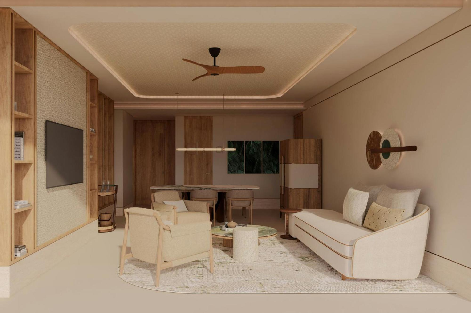 One-Bedroom Caroline Astor King Suite Ocean View Tub