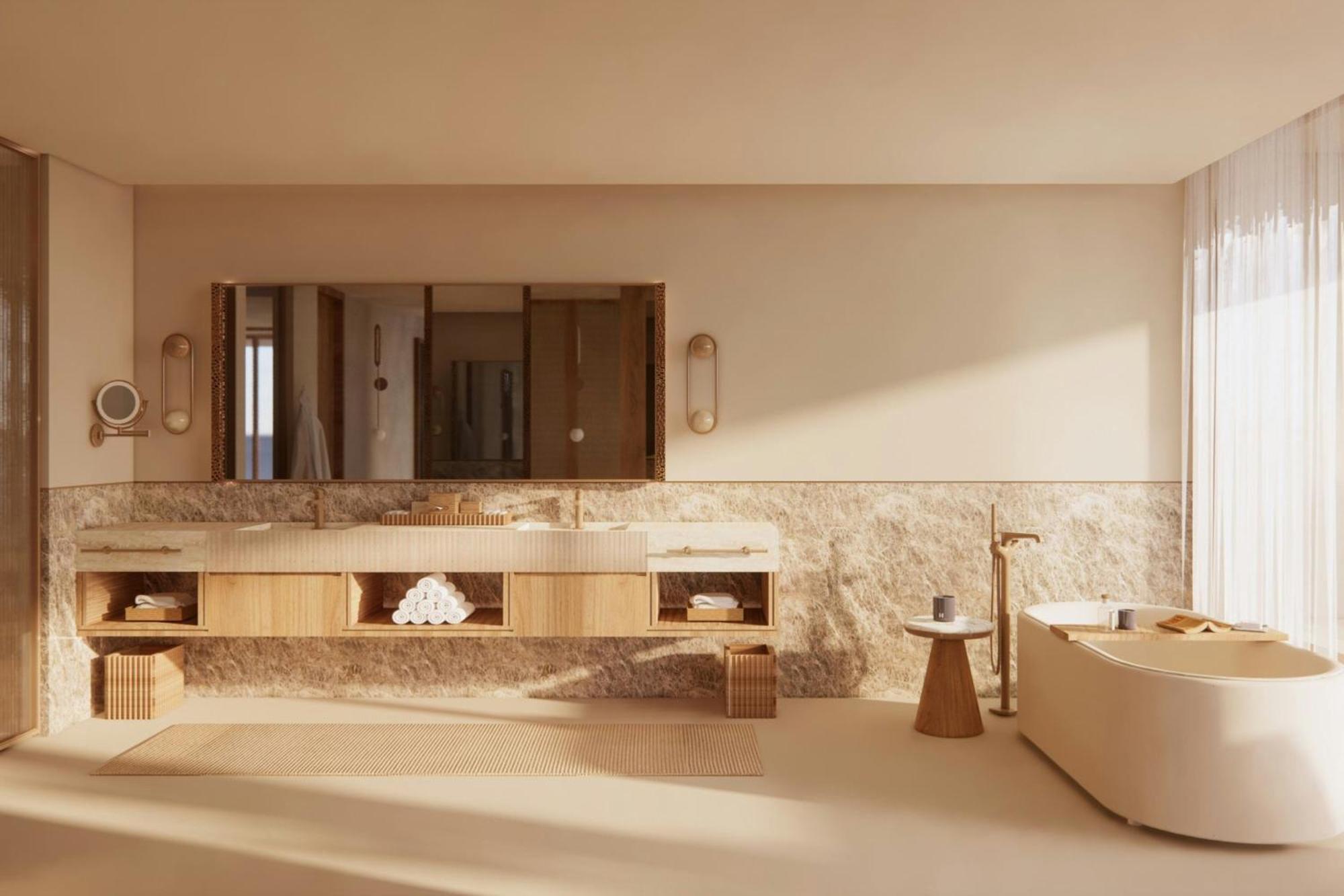 One-Bedroom Caroline Astor King Suite Ocean View Tub