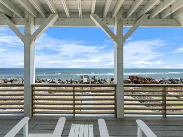 A Shore Thing 1 - Oceanfront And Dog Friendly! Private Beach Access! Townhouse-1