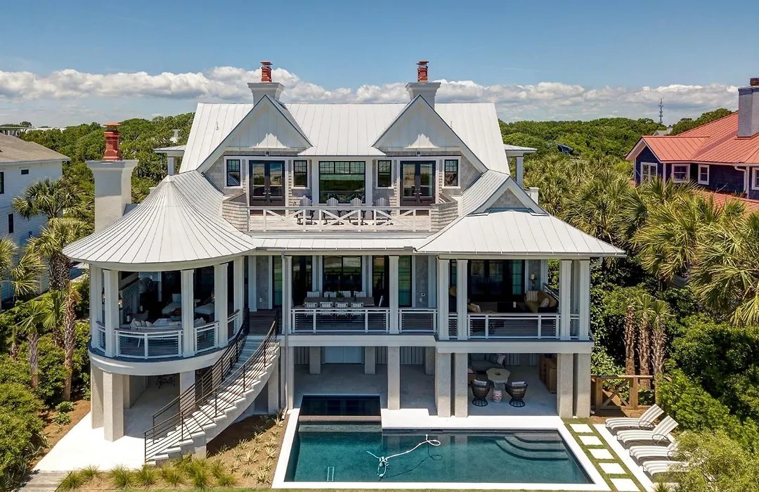 New Listing! Ask About Discounts! 3900 Palm Blvd. Oceanfront 5 Bd, Pool/Hot Tub, Elevator-1