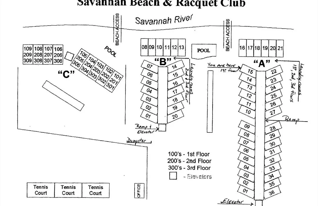 Savannah Beach & Racquet Club 303A-1
