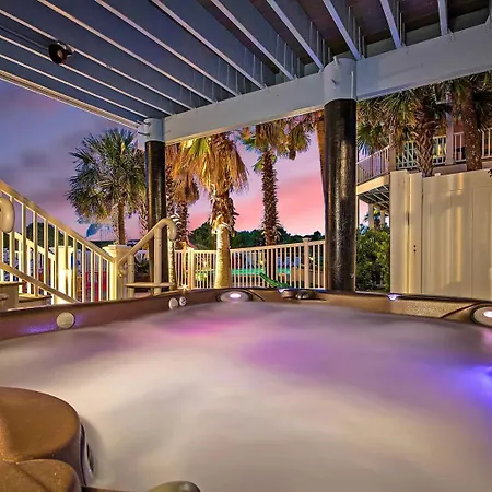 Casa Banana Oceanfront On Ocean Blvd, 6 Bd, Sleeps 20, Pool,Hot Tub, Elevator-2
