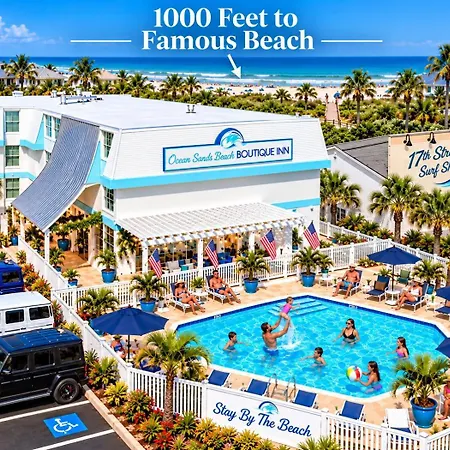 New 2026-Ocean Sands Beach Boutique Inn-24Hr Sauna And Salt-Mineral Pool-Free Beach Bikes And Famous Beach-Fresh Baked Cookies-Popcorn-In Room Bathrobes-Sunscreen-65 Inch Tvsnetflix-Bedside Candy-Free Laundry- 4 Grand Black Beds-Call & Save-1-252-Aha-2