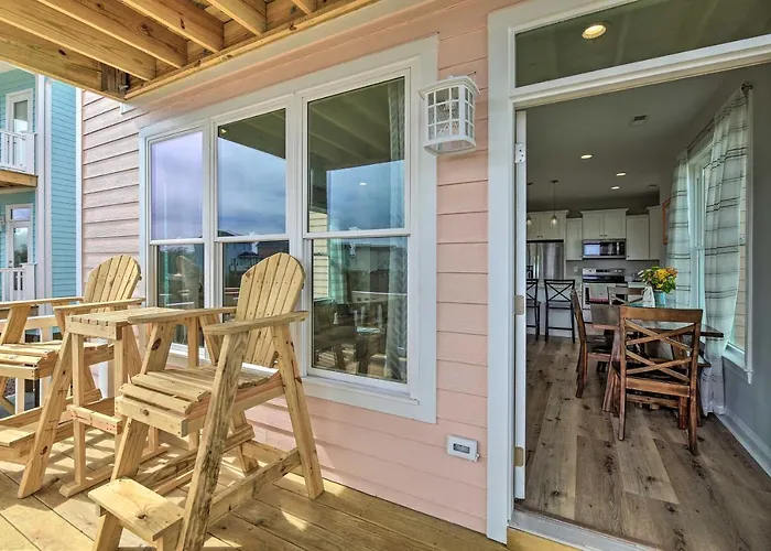 'The Tipsy Flamingo' ~ Incredible Salt Marsh Views Villa Atlantic Beach