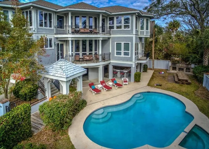 55 Steps To The Beach - Private Pool & Spa - 2Nd Row To The Beach - 29 Sandpiper St - I Am Unable Respond To Any Inquiries Through App Until Property Is Booked Hilton Head Island