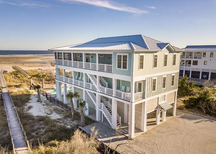 Paradise Point: Luxury Beachfront Home With Views Pawleys Island