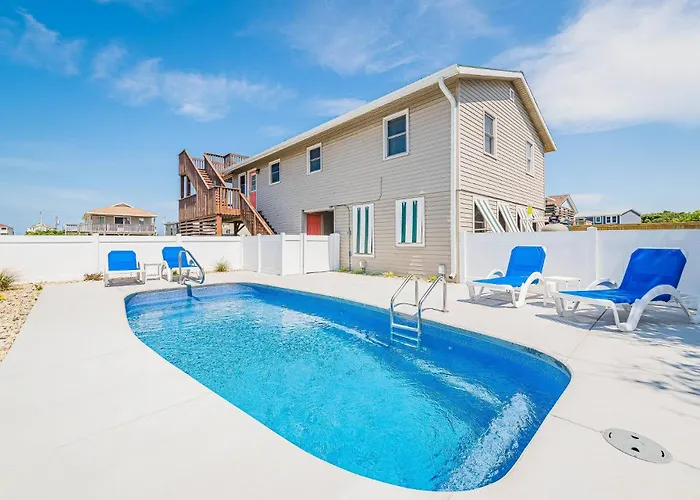 After Dune Delight - Kdh Mp 7, 300 Yds To Beach, Pool, Rooftop Deck W/Ocean View, Flex Stays Kill Devil Hills