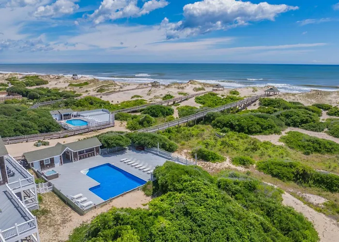 Oceanfront Estate 18Br No Resort Fee Sleeps 40 Corolla