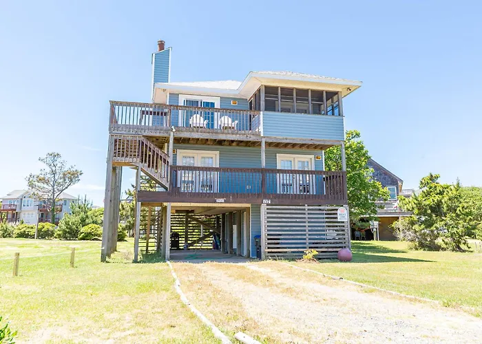 Knottaway - Duck, Sound Sea Village, Ocean View, 125 Yds To Beach, Pets Ok, Flex Stays