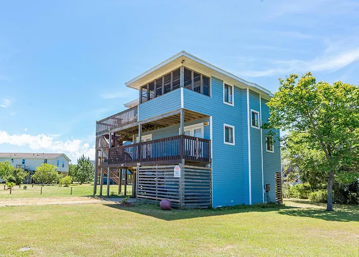 Knottaway - Duck, Sound Sea Village, Ocean View, 125 Yds To Beach, Pets Ok, Flex Stays